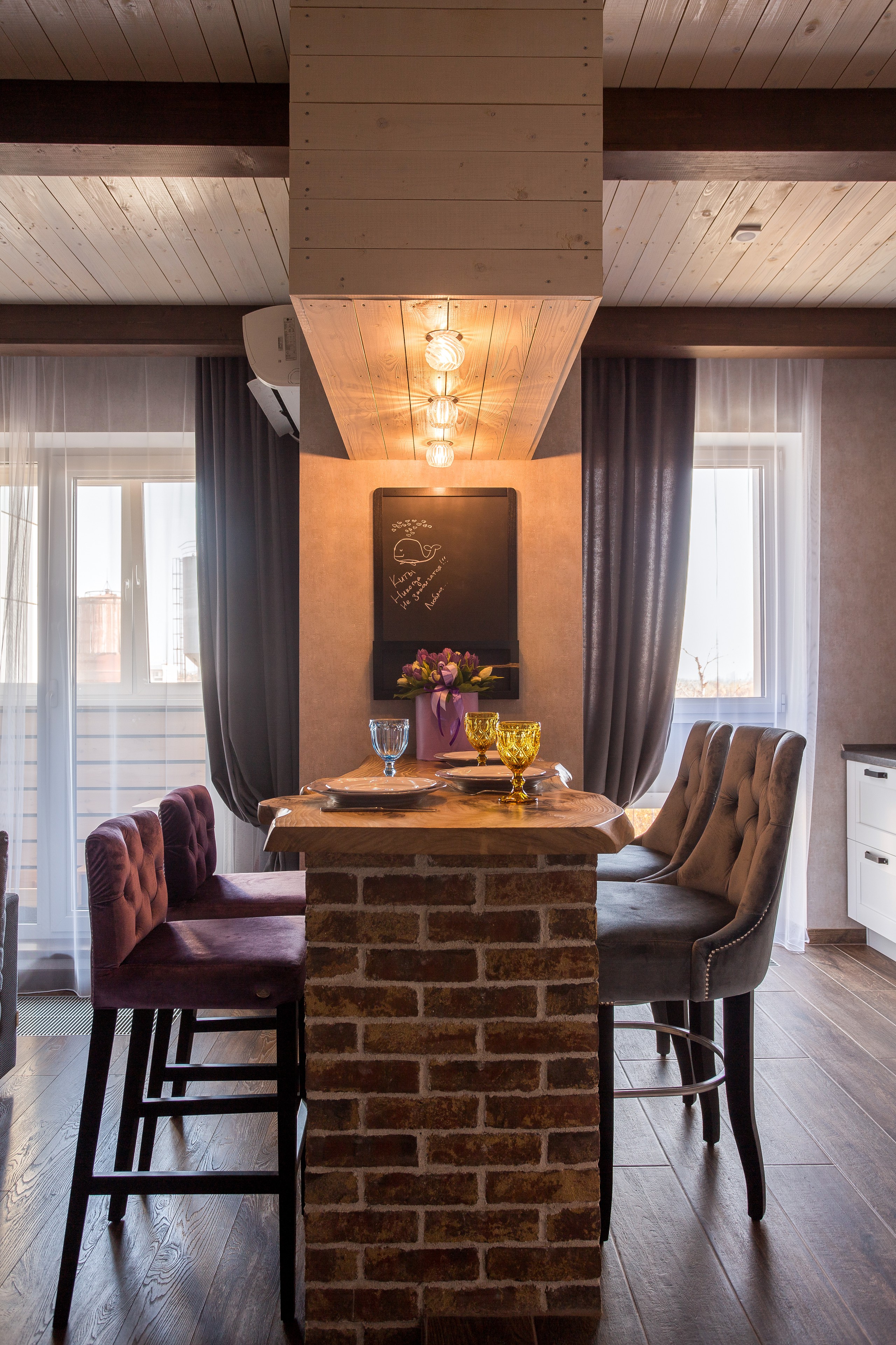 Цена проекта с фото: Кухня в стиле лофт за 767 926 ₽