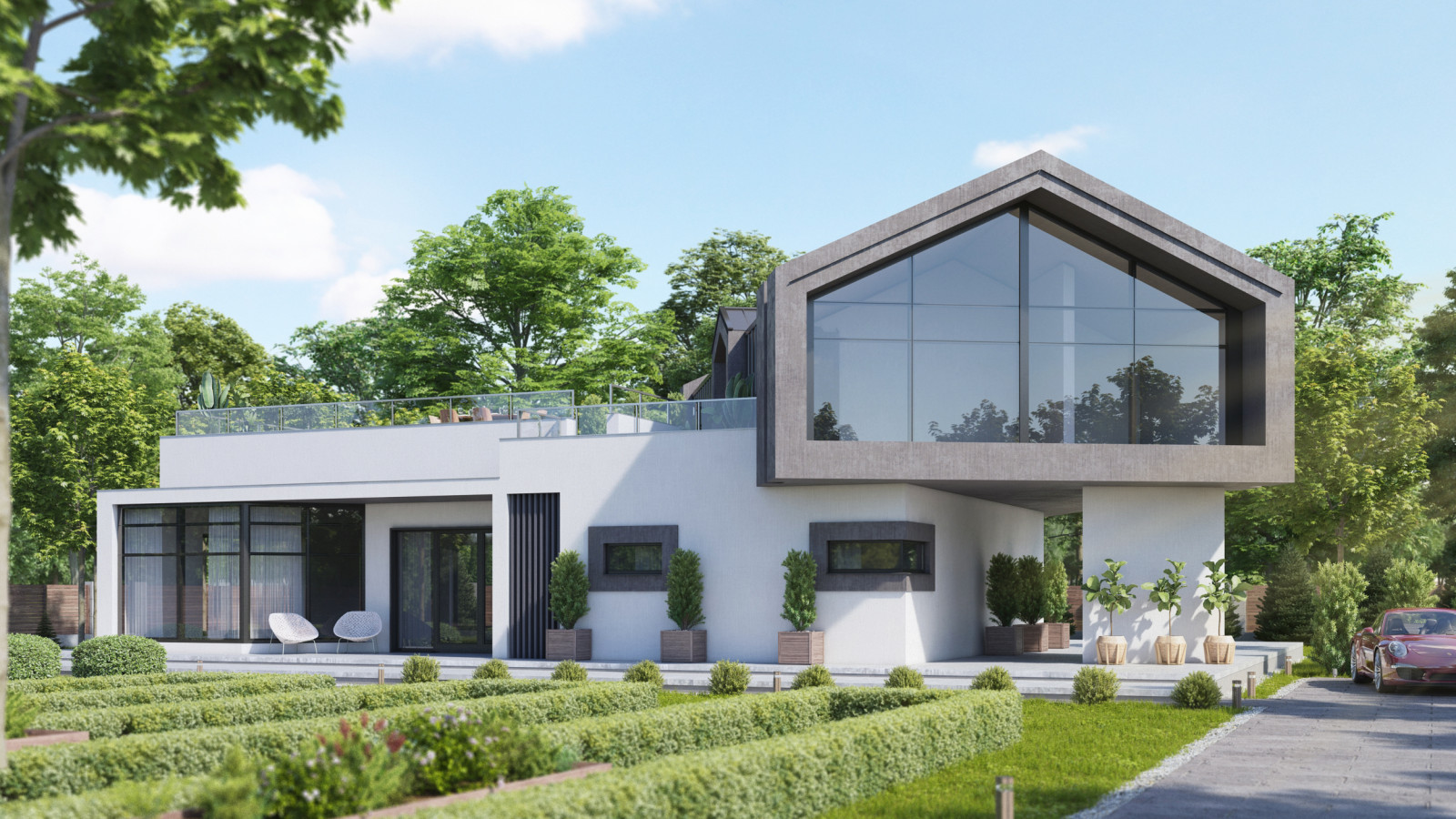 Проект индивидуального жилого дома 006