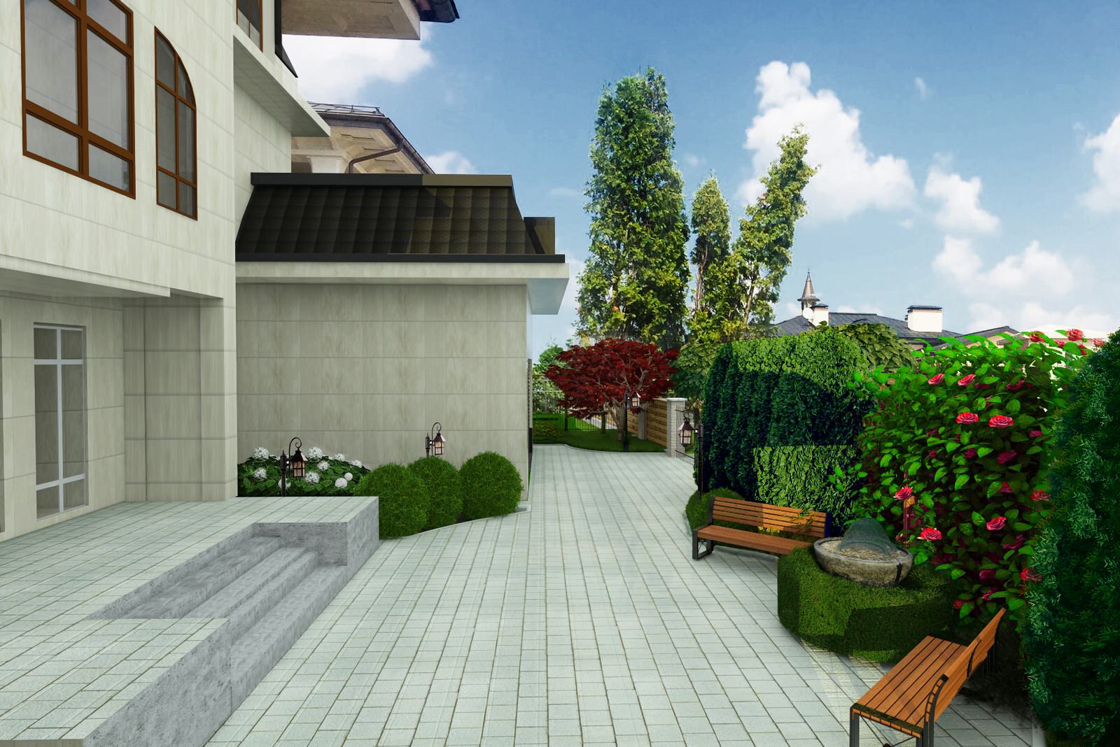 Ландшафтный проект 15 соток