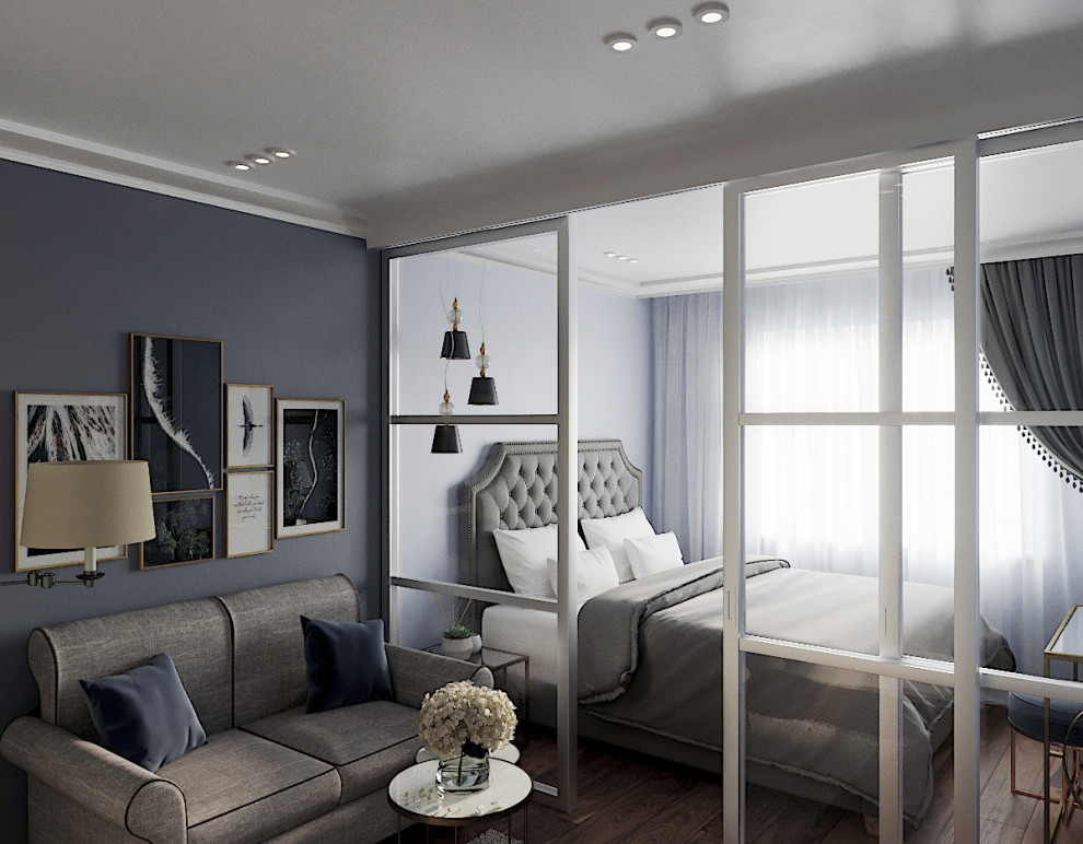 Обложка проекта: Дизайн однокомнатной квартиры в Москве