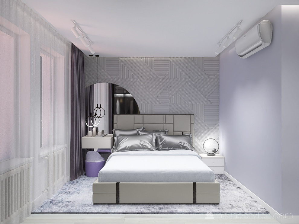 Проект двухкомнатной квартиры в современном стиле