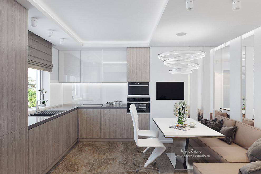 Квартира в современном стиле. ЖК Вива на Дунайском