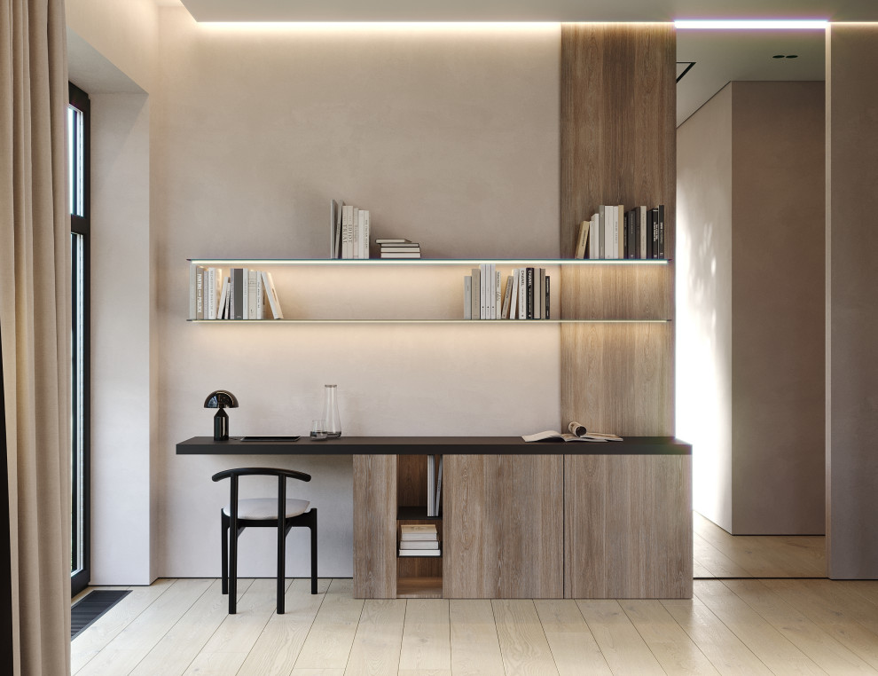 Современный одноэтажный дом площадью в 300 м.кв.