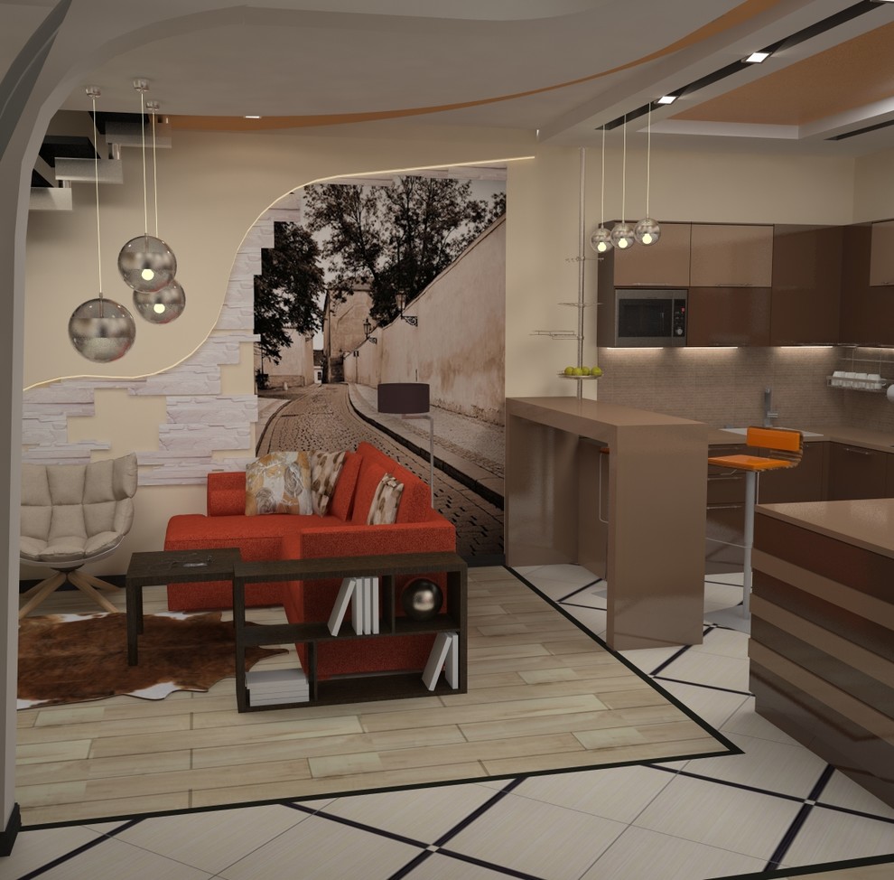 Дизайн таунхауса в современном стиле