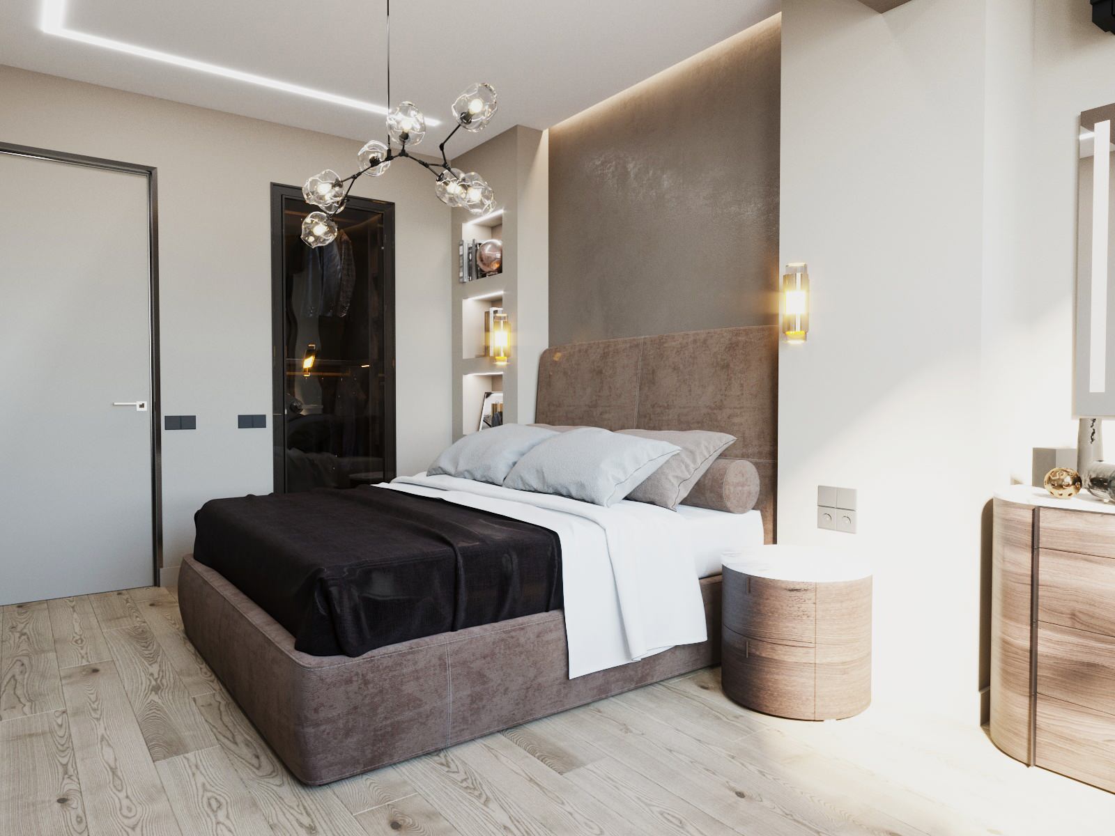 Проект квартиры. ЖК "Изумрудный". В двух вариантах