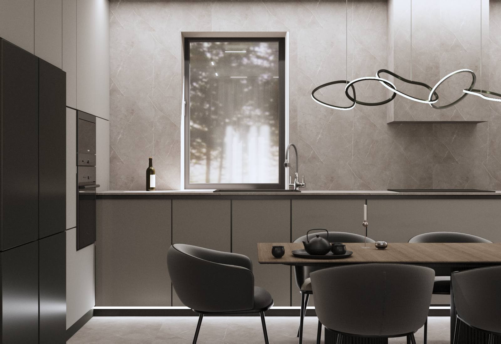 Коттедж на просеке