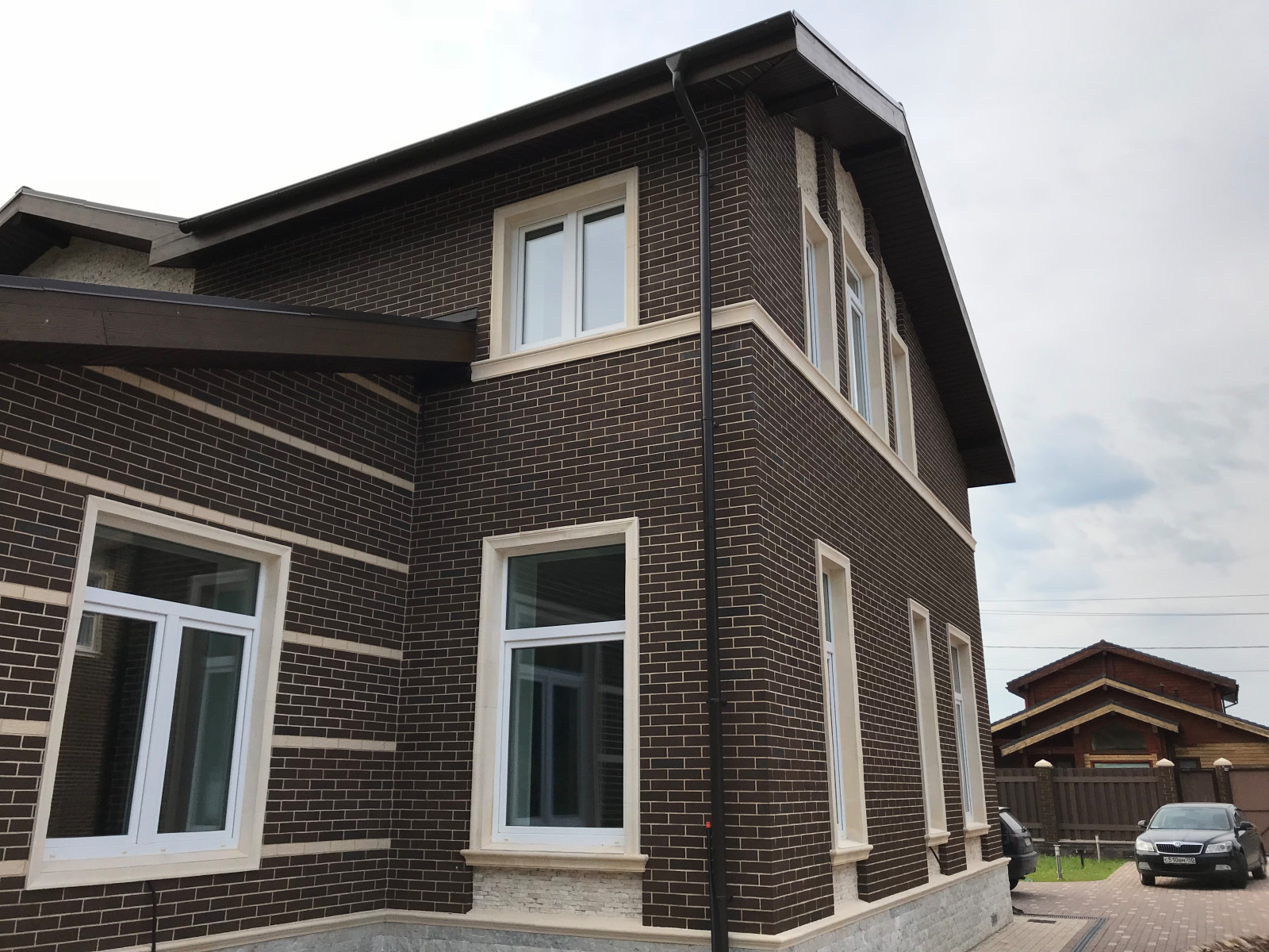 Фасад дома в КП Рузские просторы