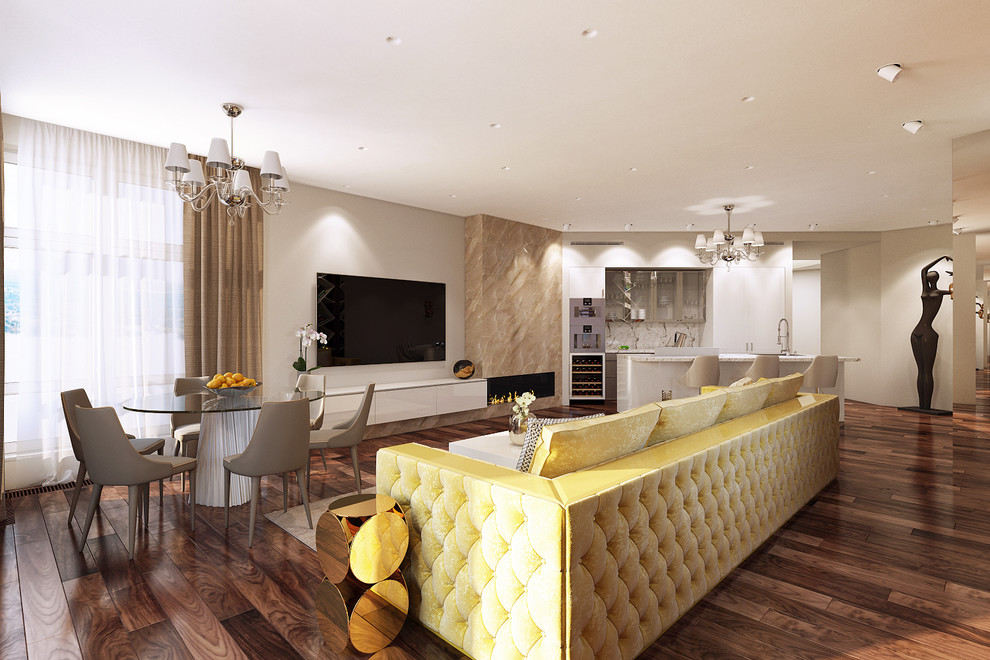 гПроект квартиры ЖК "Алые Паруса" (3D визуализации)