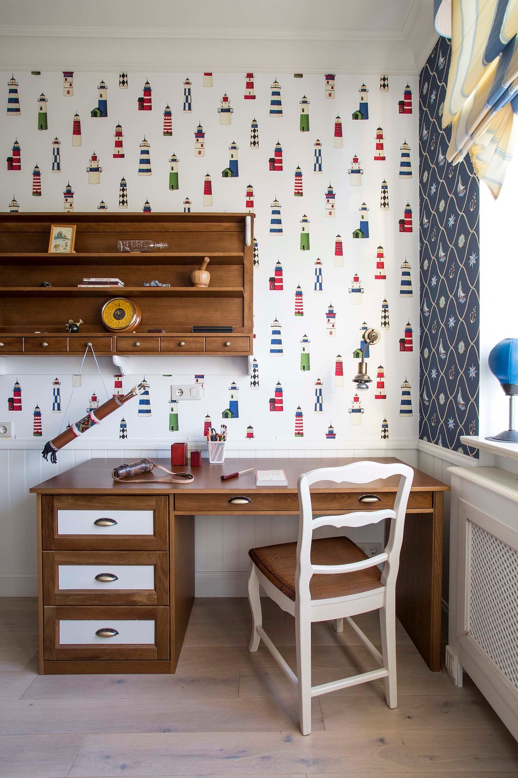 Квартира для молодой семьи в провансе с элементами стиля Coastal Living