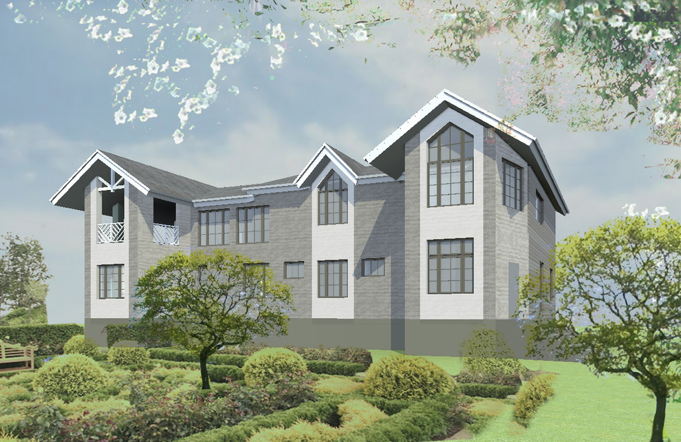 Проект террасы в доме. Декорирование фасадов