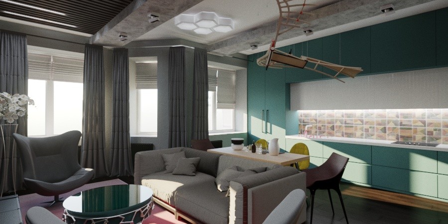 Городской лофт, для городских жителей