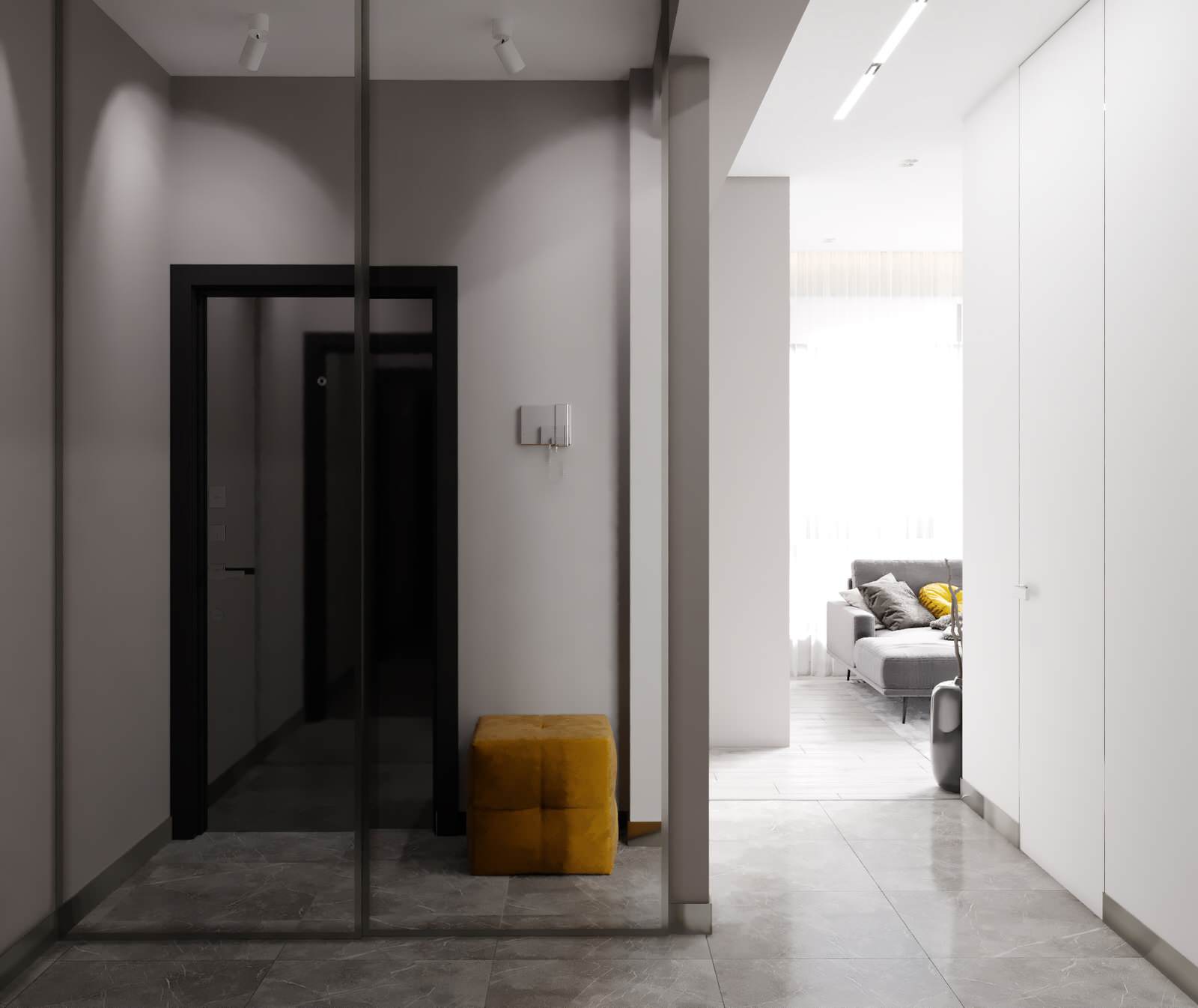 Дизайн квартиры-студии 44 кв.м.в г.Москва ЖК Monodom