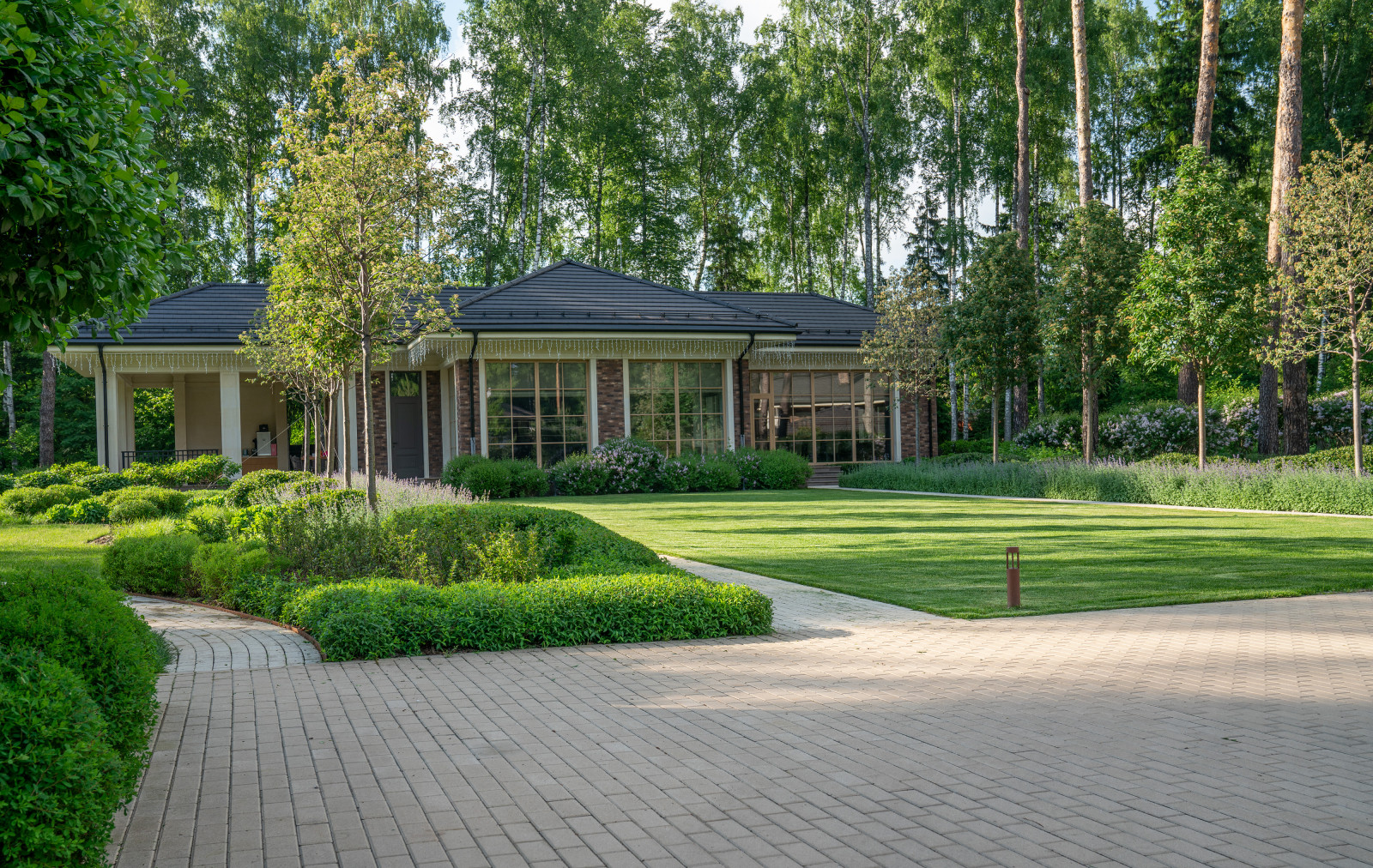 Вилла в стиле Райта. КП "Грибово" 2018 г.