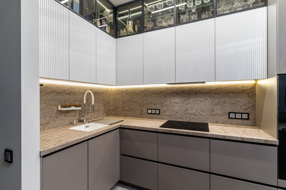 Дизайнерский интерьер московской квартиры 64 м2 ""