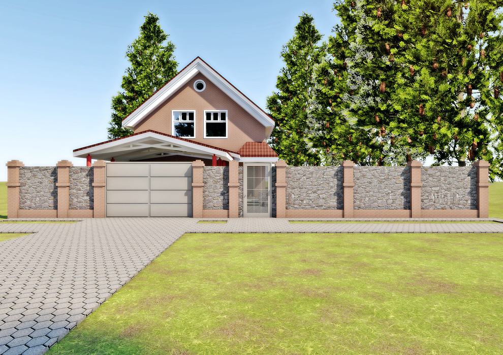 Индивидуальный коттедж 200м2