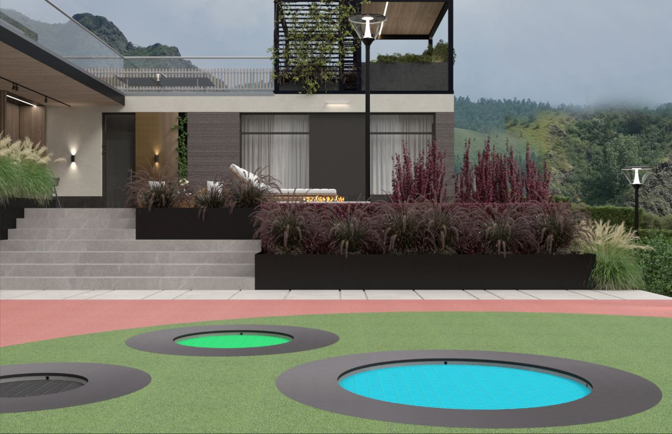 Ландшафтное благоустройство Базайская.