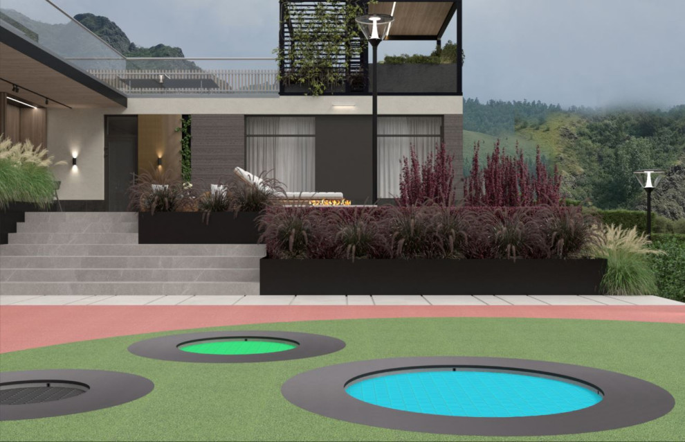 Ландшафтное благоустройство Базайская.