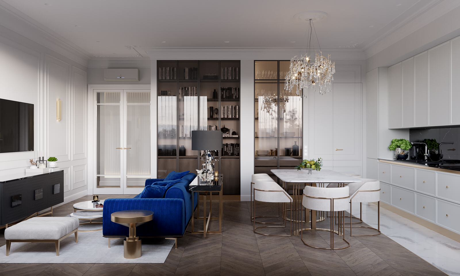 Гостиная-кухня