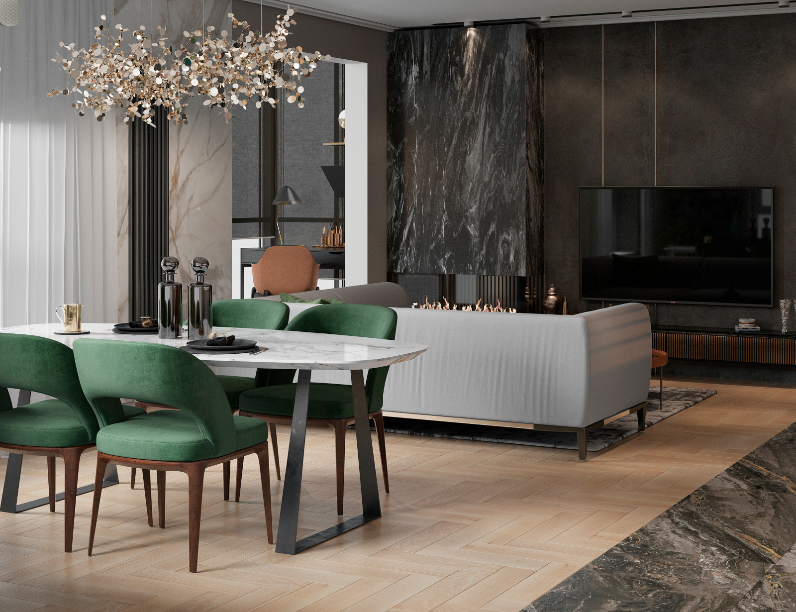 Дизайн проект квартиры ЖК Четыре Солнца