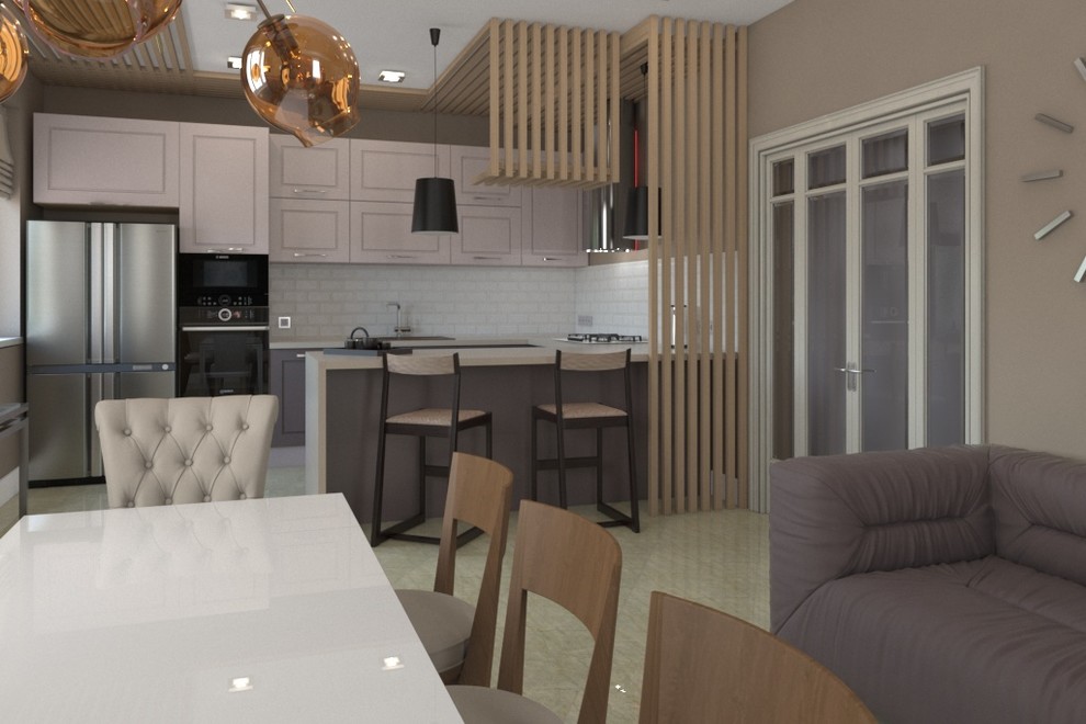 кухня-гостиная