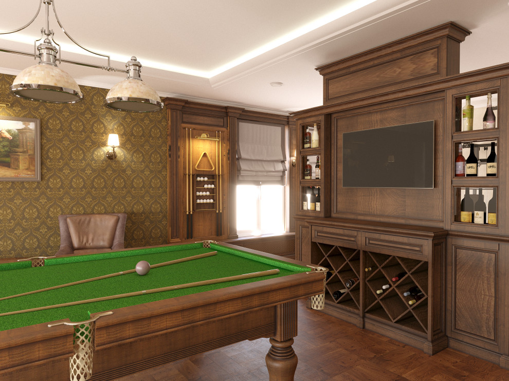 Обложка проекта: Гостевой дом с бильярдной и спортзалом