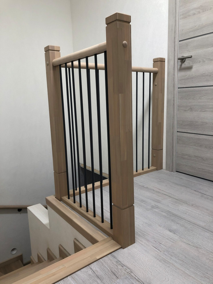 Обшивка бетонной лестницы на ул. Автомобильная