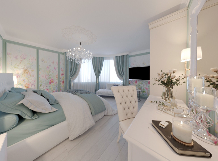 Обложка проекта: Легкий, воздушный интерьер квартиры в Москве