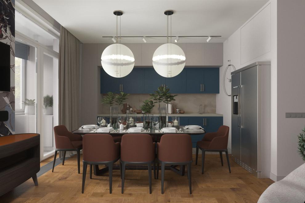 Кухня и столовая