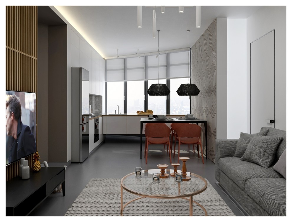 Дизайн-проект перепланировка из 2-х ком. в 3-х ком. в г. Москве