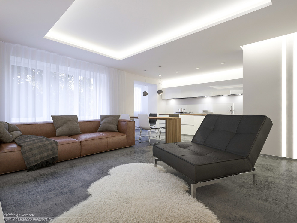 Интерьер однокомнатной квартиры.