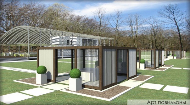 кафе в парковой зоне