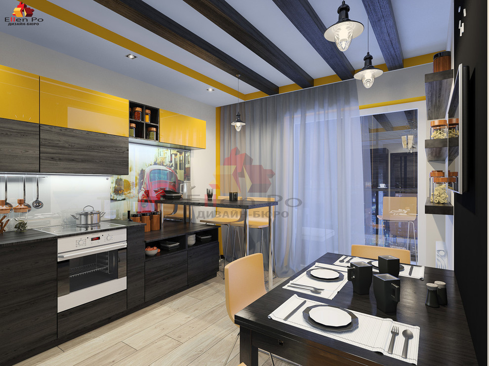 Двушка в стиле Бостонский Лофт