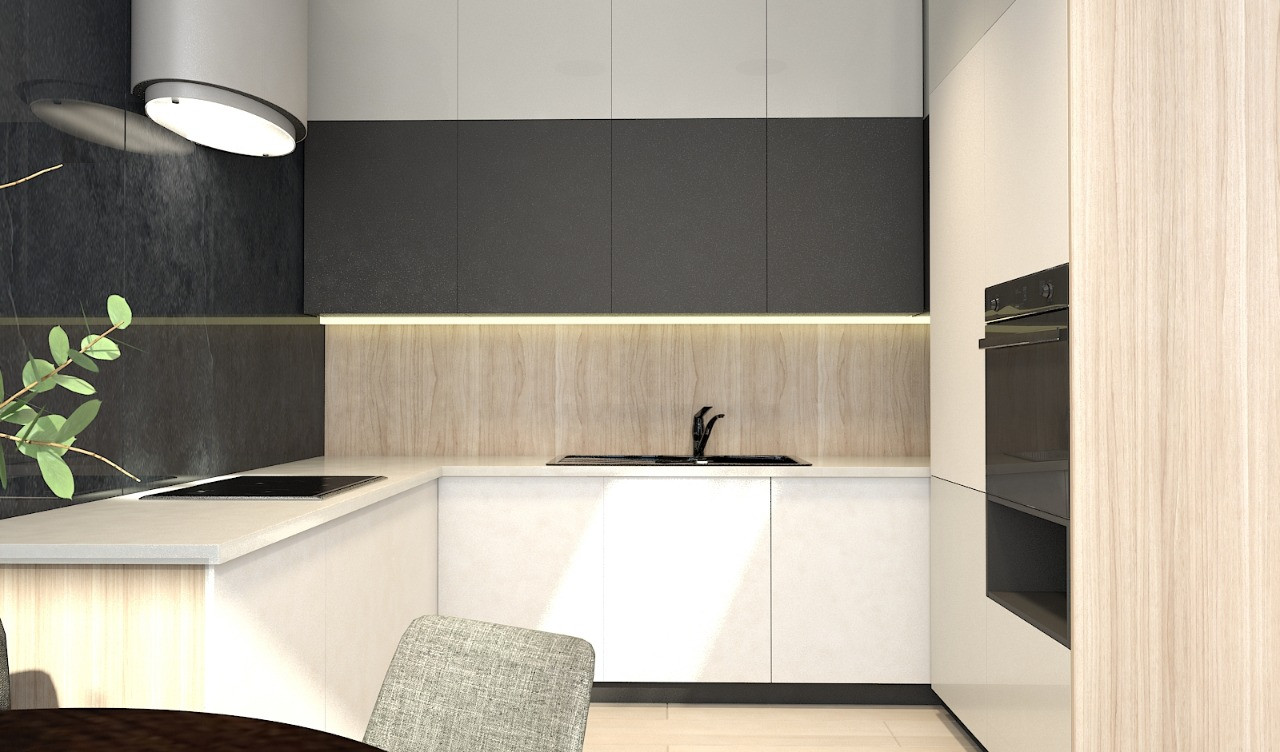 Квартира в стиле Хай-тек 98 кв.м