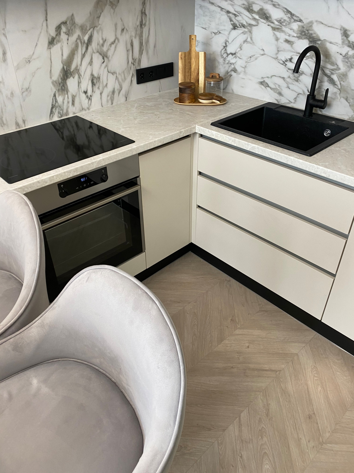 Реализованный проект , квартира 45 кВ. в ЖК Сити Парк