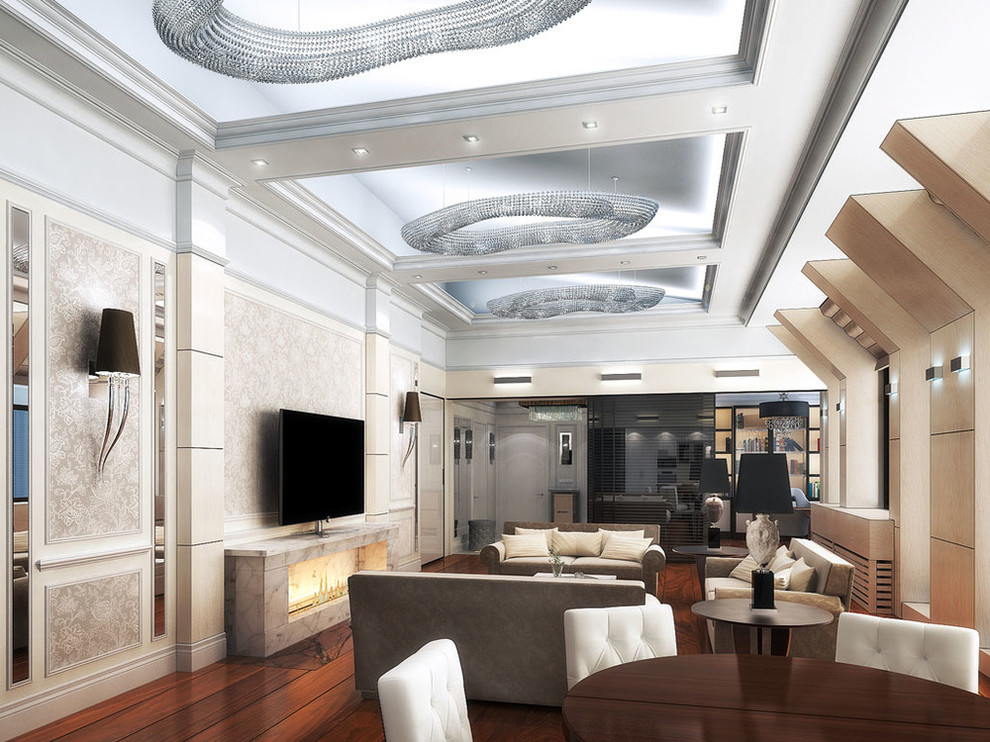 Flat design - modern living