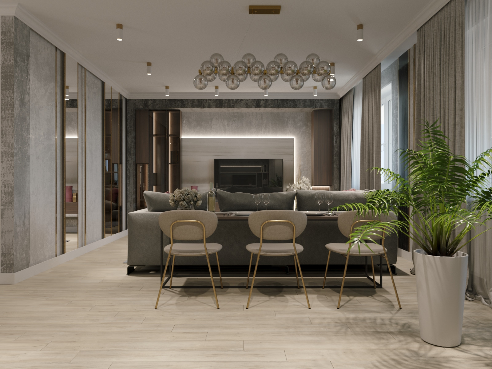 Квартира для пары с ребенком на пр. Октября