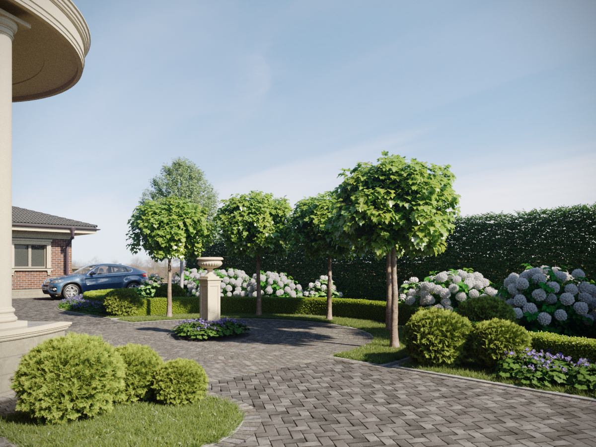 Сад в английском стиле