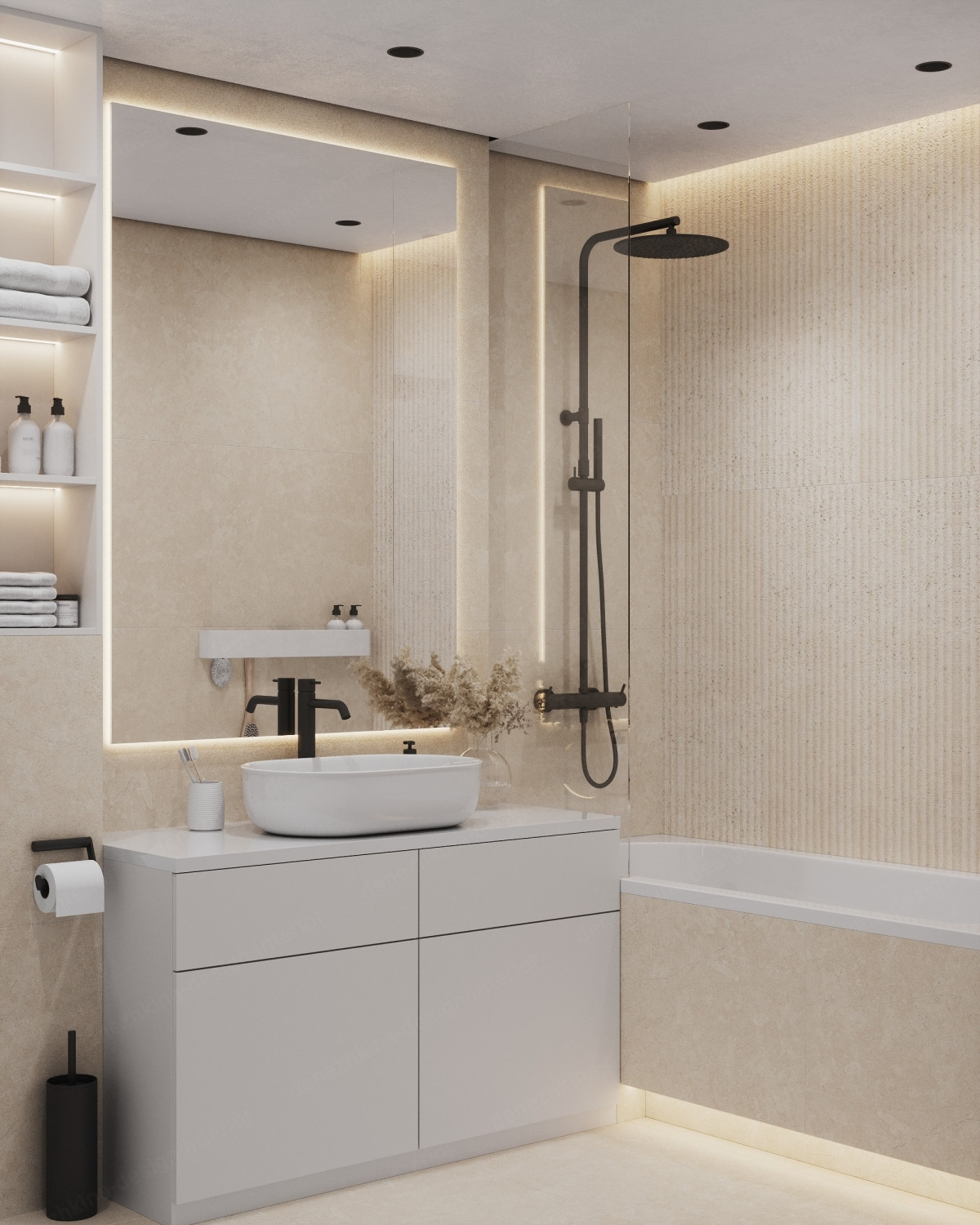 Дизайн проект 3 комнатной квартиры - Красногорск