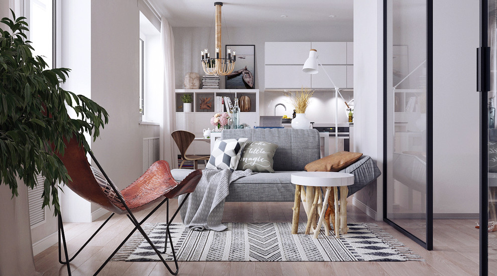 Дизайн интерьера двухкомнатной квартиры Рублевское шоссе