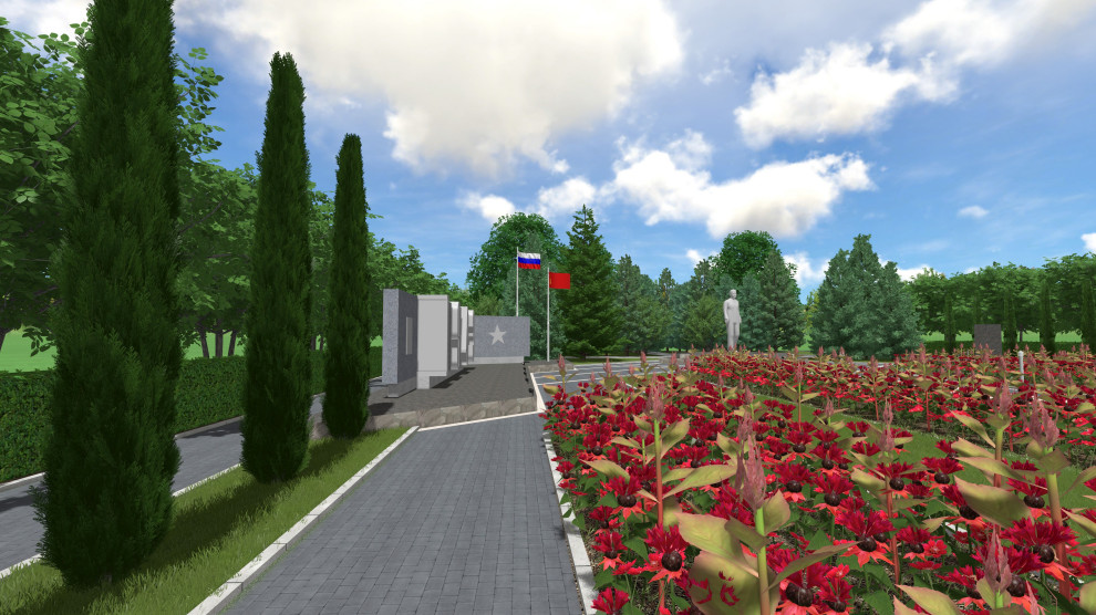 Мемориальный комплекс "Вечный Огонь" в г.Жиздра, 2021