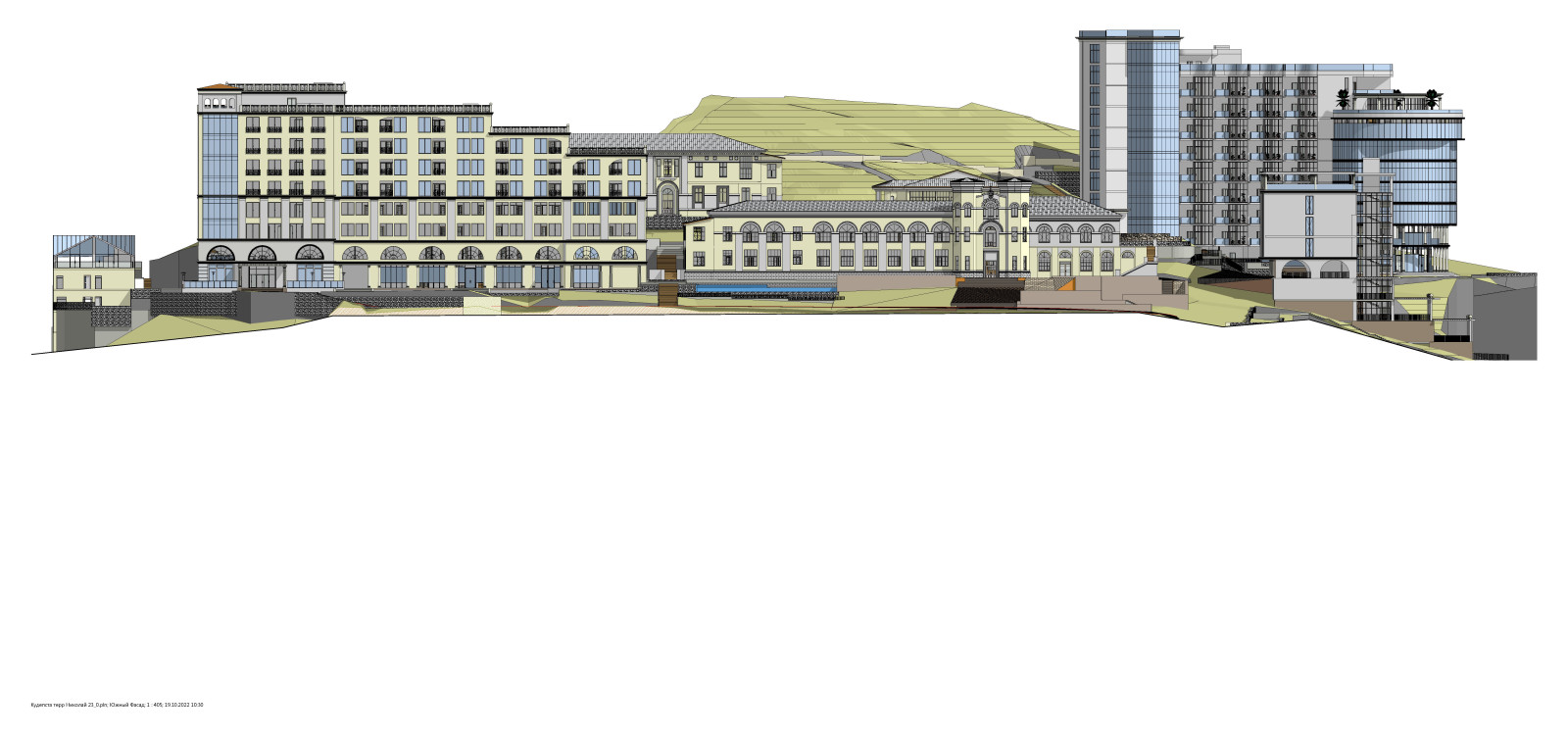 Эскизный проект развития санатория "Кудепста"