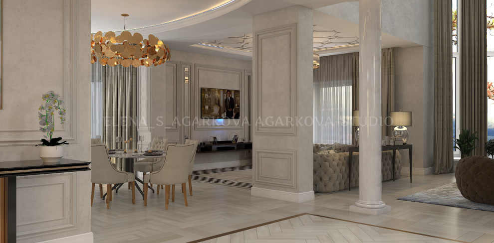 Дом в нюдовых тонах