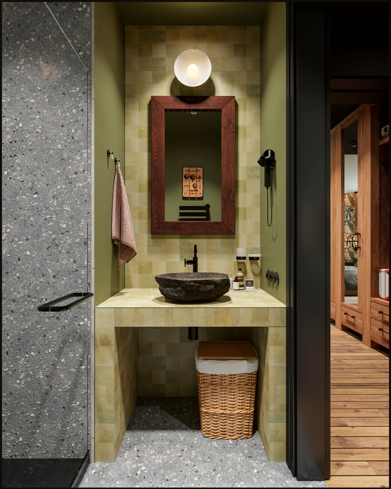 Дизайн апарт комплекса/гостиницы в стиле шале 250 м2