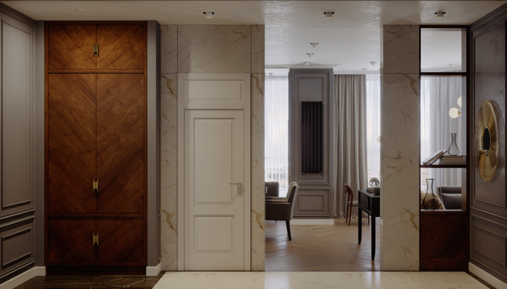 Дизайн интерьера Двухкомнатной квартиры. ЖК "5 Звезд" Санкт-Петербург