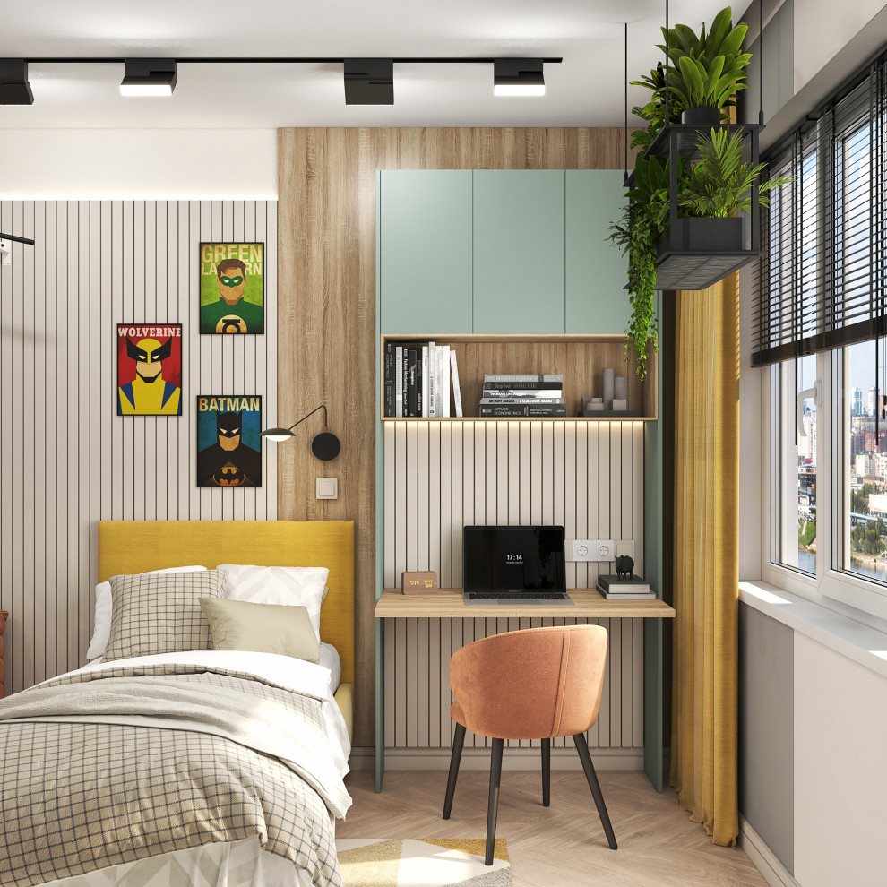 Яркая и спортивная квартира