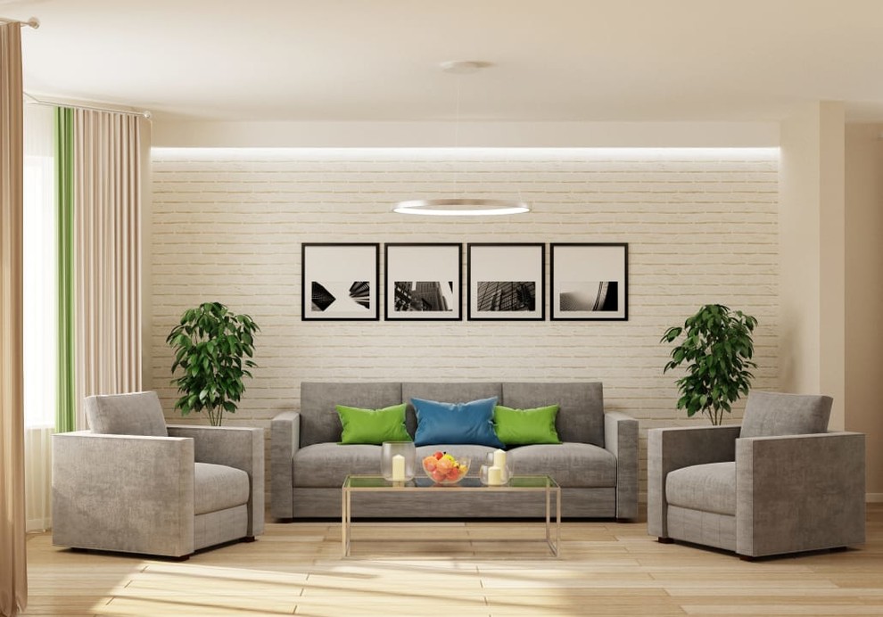 Дизайн-проект коттеджа в стиле минимализм