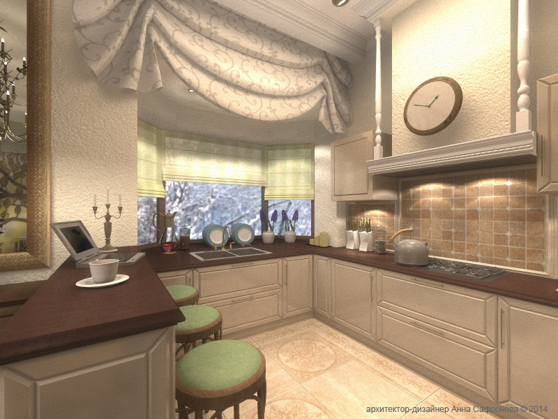 Интерьер квартиры на мансардном этаже