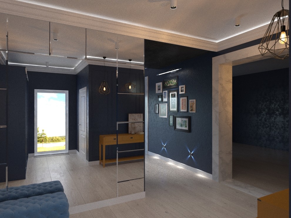 Обложка проекта: Deep blue and salmon