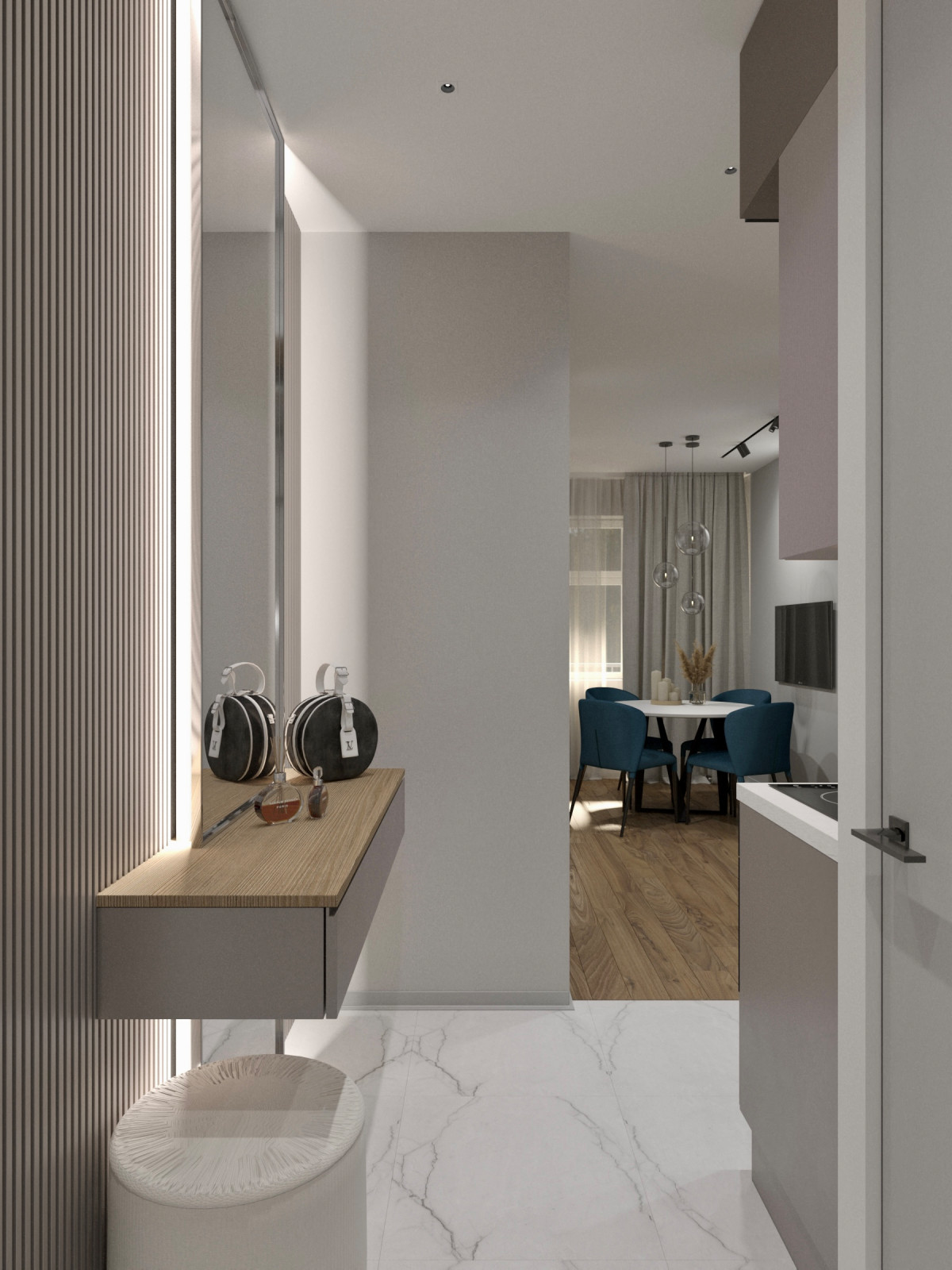 Проект двухкомнатной квартиры