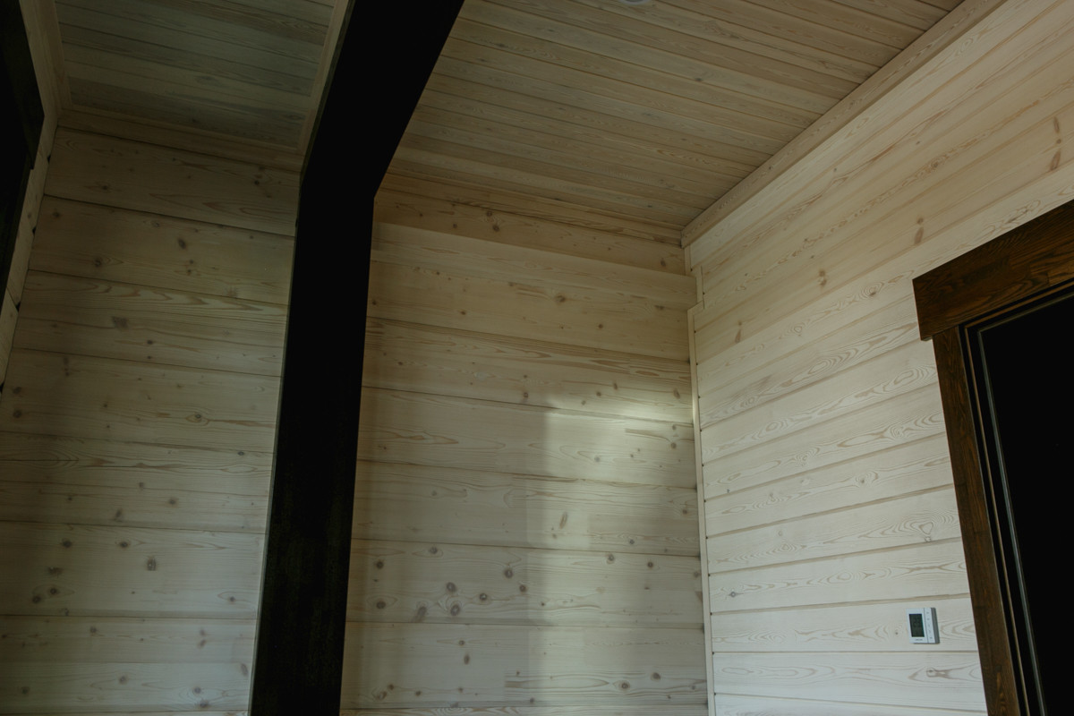 Интерьер дома из клееного бруса